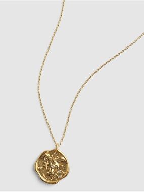 NWT MADEWELL ARIES Zodiac Pendant Necklace
